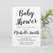 ラスティック クラフト ベビーシャワー 招待状 (スタンド正面)