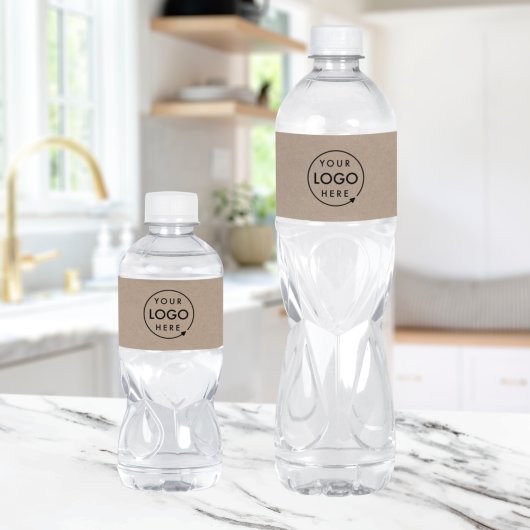 ラスティック クラフト ロゴ | ビジネス コーポレート モダン ペットボトルラベル