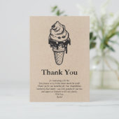 ラスティック クラフト 彼女は乗っ取られた ブライダルシャワー サンキューカード (スタンド正面)