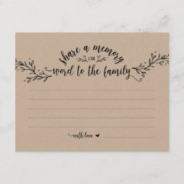 ラスティック クラフト 想い出のカード 招待状