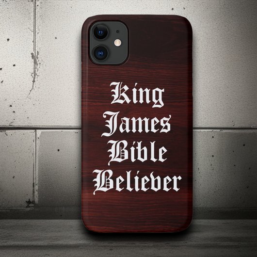 ラスティック・クリスチャン・フェイス キング・ジェームズ聖書 信仰者 Case-Mate iPhoneケース