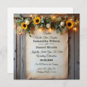 ラスティック ゴールデンアワー ガゼリング 招待状 (正面/裏面)