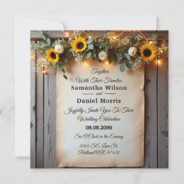 ラスティック ゴールデンアワー ガゼリング 招待状