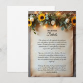 ラスティック ゴールデンアワー ガゼーティング 招待状 (正面/裏面)