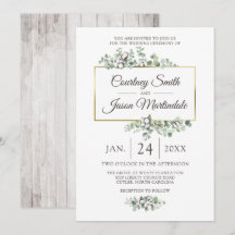 ラスティック サザン コットン ボール ボタニカル ウェディング