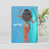 ラスティック サマー サーフ ビーチ ヴァケーション ブライズゲット 招待状 (スタンド正面)