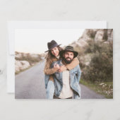 ラスティック サンキュー メイソンジャー セーブ・ザ・デート カード (裏面)