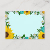 ラスティック サンキライ キク フラワーレセプション エンクロージャーカード (裏面)