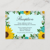 ラスティック サンキライ キク フラワーレセプション エンクロージャーカード (正面)