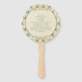 ラスティック サンキライ ボタニカル ウェディング デティール ハンドファン (裏面)