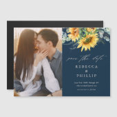 ラスティック サンキライ ユーカリ 結婚式 Save The Date マグネット招待状 (正面/裏面)