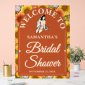 ラスティック サンキライ 秋のブライダルシャワー ウェルカム アクリルサイン (ウェディング)