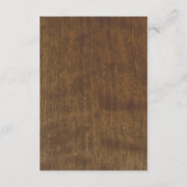 ラスティック サンキライ | 結婚式の披露宴 エンクロージャーカード (裏面)