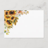 ラスティック サンキライ 結婚式の詳細 エンクロージャーカード (裏面)