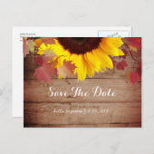 ラスティック サンキライ 結婚式 Save The Date カード (正面/裏面)