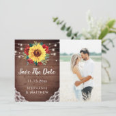 ラスティック サンショウオオバ ラセ レッド フローラル フォト ウェディング セーブザデート (スタンド正面)