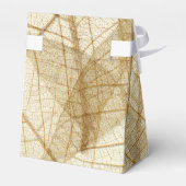 ラスティック シアー クリーム ライズ リーフ ウェディング フェイバーボックス (裏面サイド)