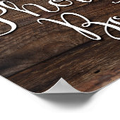 ラスティック シック フォトブース サイン プリント (角)