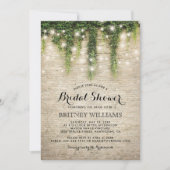 ラスティック シャトー ストーン チャーチ ウェディング ブライズ シャワー 招待状 (正面)
