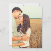 ラスティック スクラップブック フォト タグ ウェディング 招待状 (裏面)