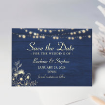ラスティック・ストリング・ライト ネイビーブルー