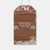 ラスティック ストリング ライト ベイビーズ ブレス レース ウェディング ギフトタグ (裏面)