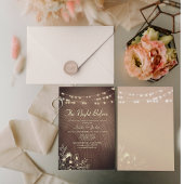 ラスティック ストリング ライト リハーサル 招待状