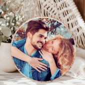 ラスティック セーブ・ザ・デート ラウンド ウッド カット 穀物 カード