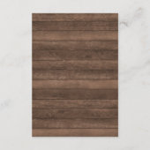 ラスティック チャーム メイソンジャー ストリング ライト レセプション エンクロージャーカード (裏面)