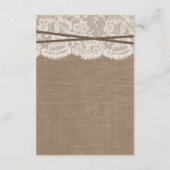 ラスティック ネイビー アンカー ウェディングコレクション エンクロージャーカード (裏面)