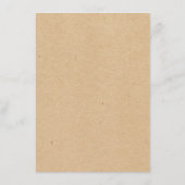 ラスティック ハイドレンジア フラワーの結婚式メニュー メニュー (裏面)