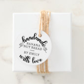 ラスティック ハンドメイド ウィズ ラブ スクリプト ハート クラフト紙 フェイバータグ (インサイチュ)