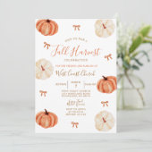 ラスティック ハーベスト パンプキンパーティー 秋のフェスト コミュニティ 招待状 (スタンド正面)