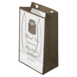 ラスティック バルーン メイソンジャー ウェディング スモールペーパーバッグ