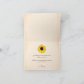 ラスティック バルーン ライトウッド アイリス ウェディング サンキューカード (内部)