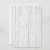 ラスティック パープル フローラル スプリング ウェディング ブライズ シャワー 招待状 (裏面)