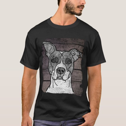 ラスティック・ピットブルTシャツ Tシャツ (正面)