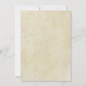 ラスティック ピンクカウガール ベビーシャワー 女の子 招待状 (裏面)