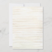 ラスティック ピンク ローズ コテージ ガーデン ウェディング 招待状 (裏面)