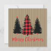 ラスティック ファームハウス クリスマス ツリー トリオ (正面)