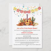 ラスティック フィエスタ テーマ カップルズ シャワー 招待状 (正面)