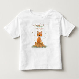ラスティック フォックス ベイビー シャワー トドラーTシャツ