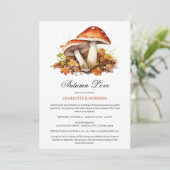 ラスティック フォール オア オートゥム カップル シャワー 招待状 (スタンド正面)