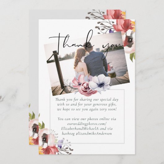 ラスティック フォール カラーズ ウェディングコレクション - 予算 (正面/裏面)