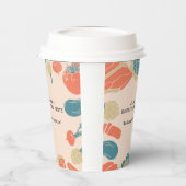 ラスティック フレンズギビング ハウスウォーミング BBQ 感謝祭 紙コップ (左)