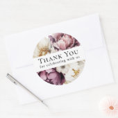 ラスティック フローラル アバンダンス サンクス ラウンドシール (封筒)
