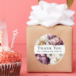 ラスティック フローラル アバンダンス サンクス ラウンドシール