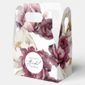 ラスティック フローラル アバンダンス ブライダル シャワー フェイバーボックス (オープン)