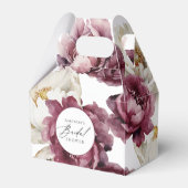 ラスティック フローラル アバンダンス ブライダル シャワー フェイバーボックス (正面サイド)