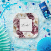 ラスティック フローラル アバンダンス ブライダル シャワー ペーパープレート (パーティー)